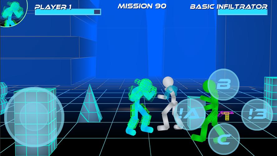 Stickman Neon Street Fighting应用截图第2张