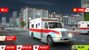 city ambulance game Скриншот 1