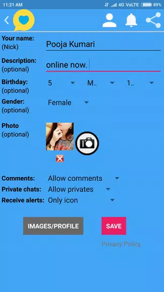 Indian Girls Chat Capture d’écran 4