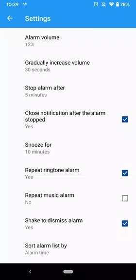 Sun Alarm Captura de pantalla 3