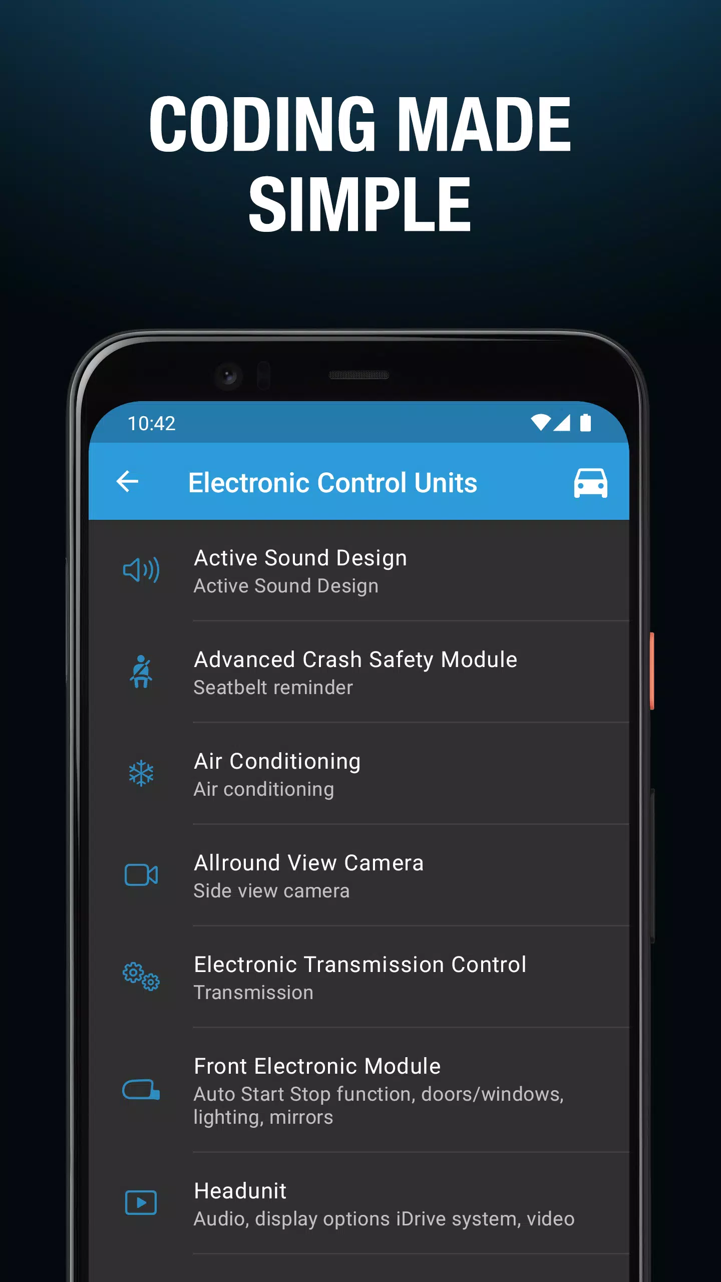 BimmerCode Captura de pantalla 1