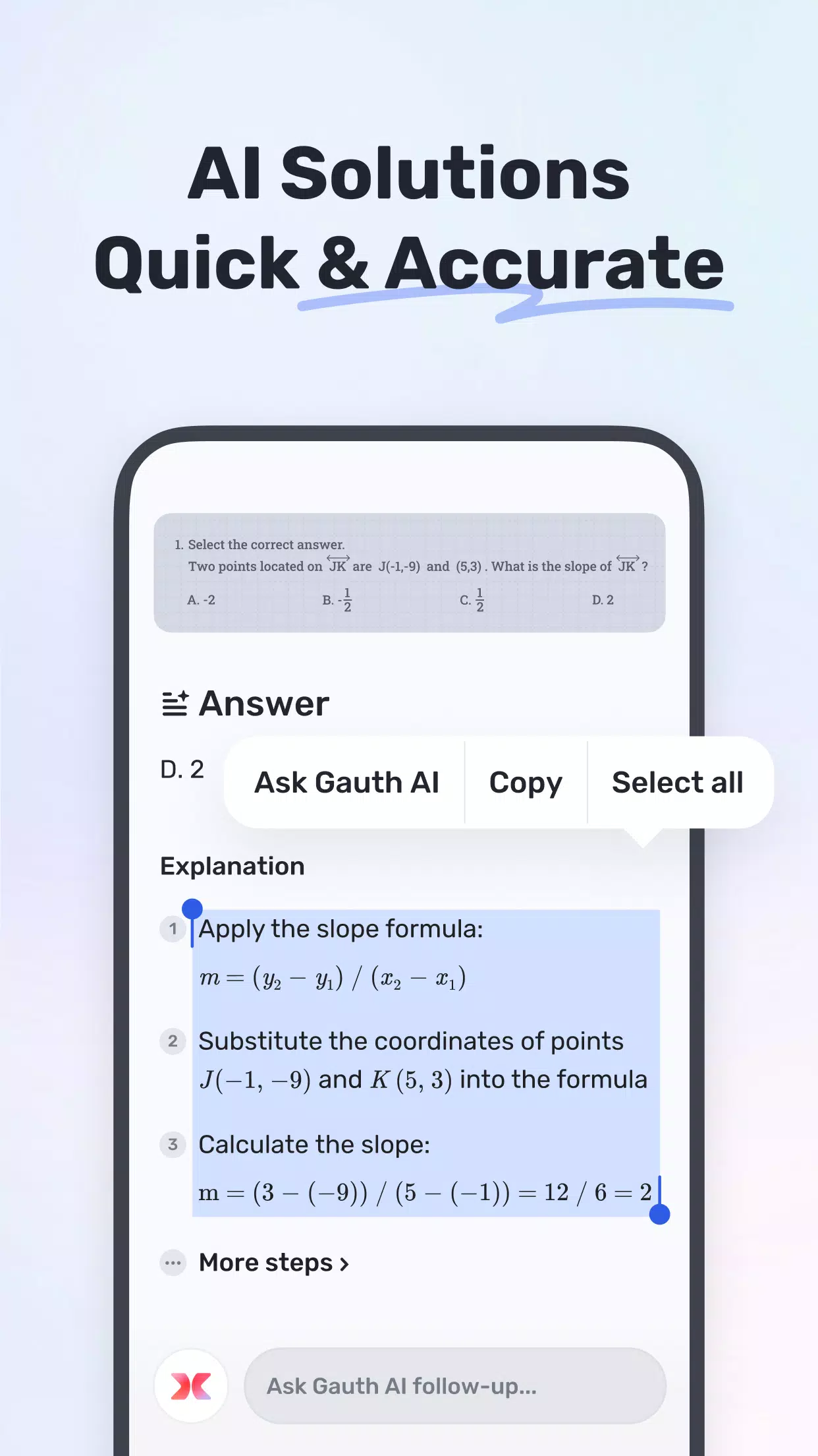 Gauth: AI Study Companion應用截圖第2張