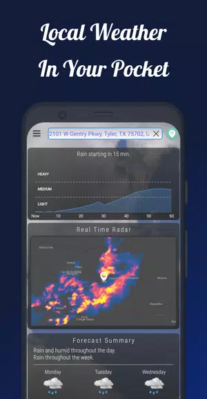 Dark Sky Tech Weather App应用截图第1张