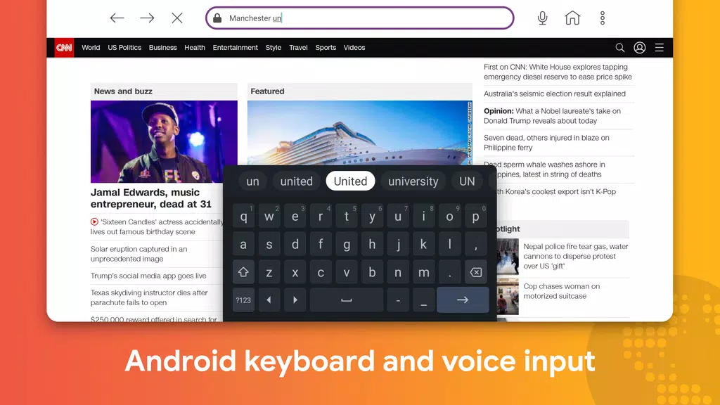 Internet Browser for Sony TV應用截圖第4張