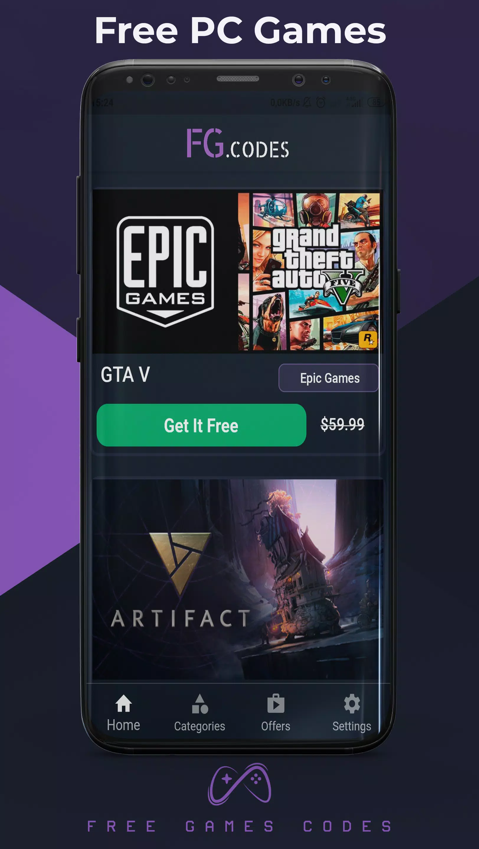 PC Games Alerts on Steam, Epic应用截图第1张