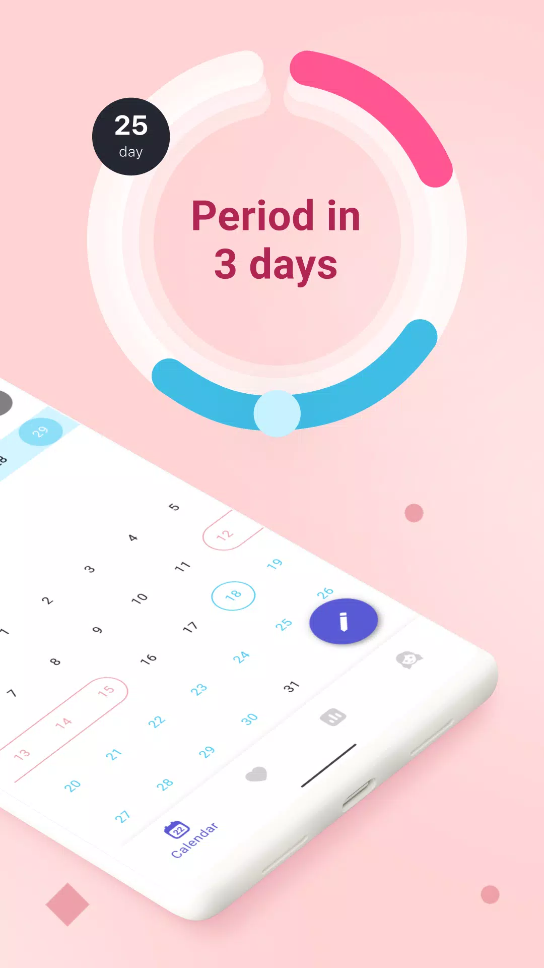 Ciclo menstrual - Clover Captura de pantalla 2