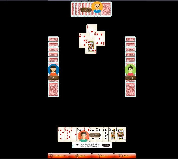 SPADES CallBreak by bejogame स्क्रीनशॉट 2