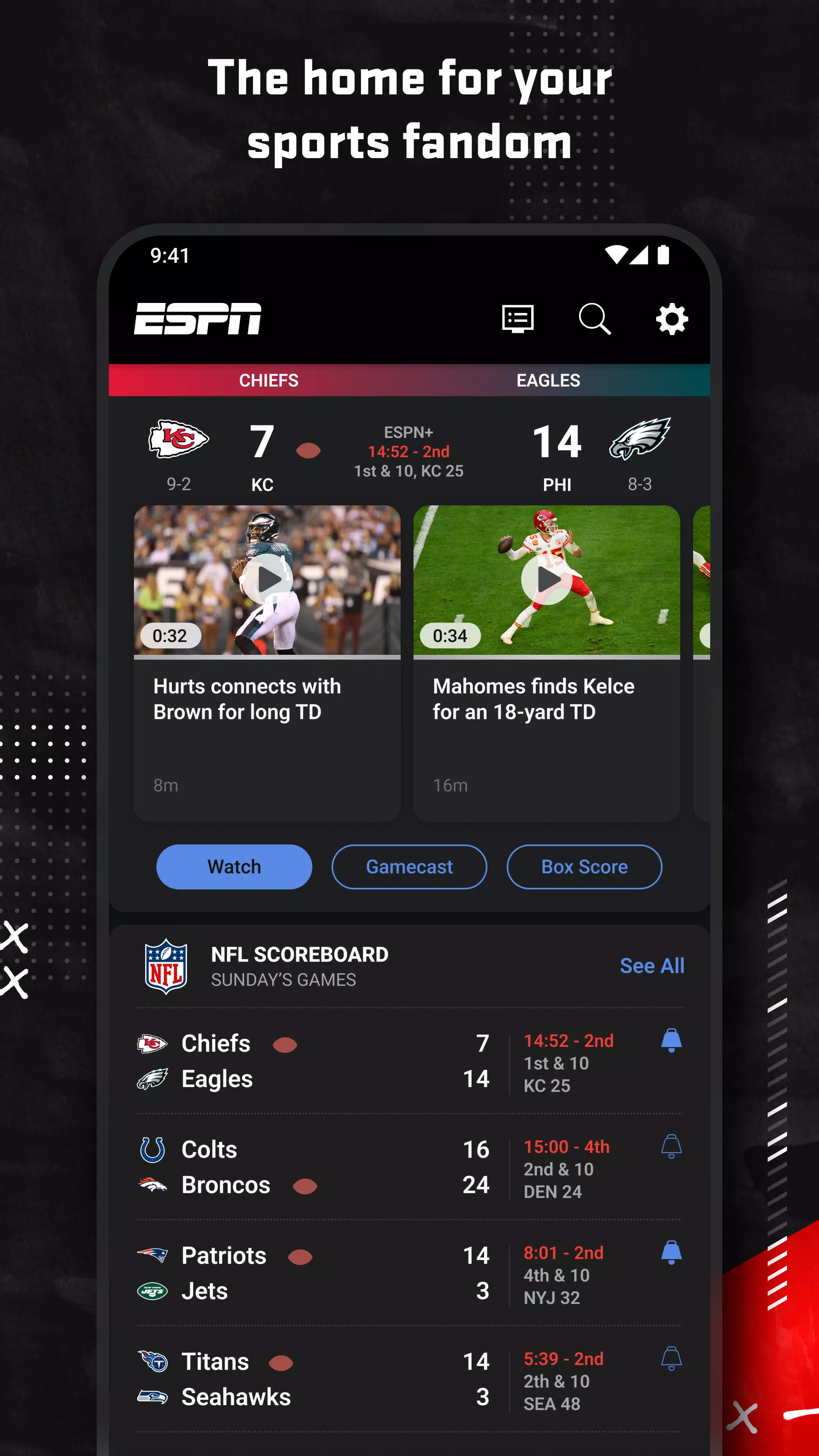 ESPN應用截圖第1張