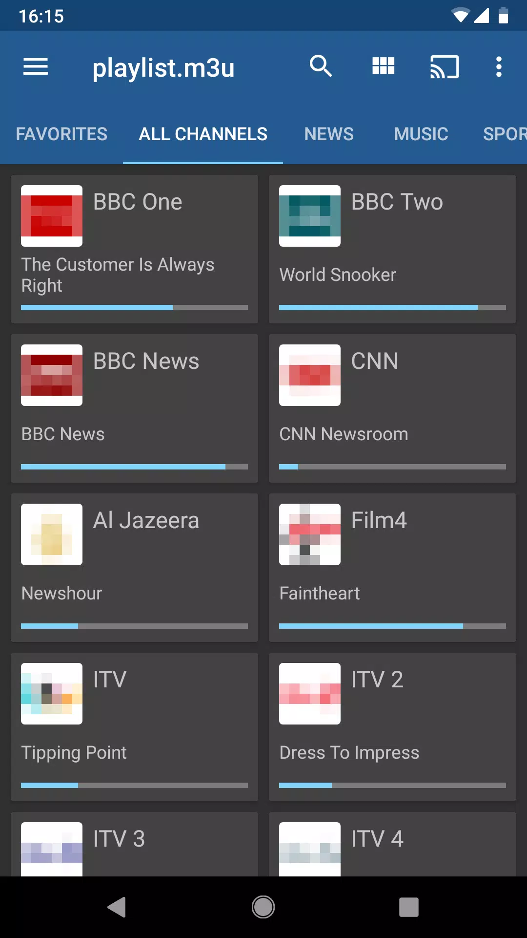 IPTV Screenshot 1