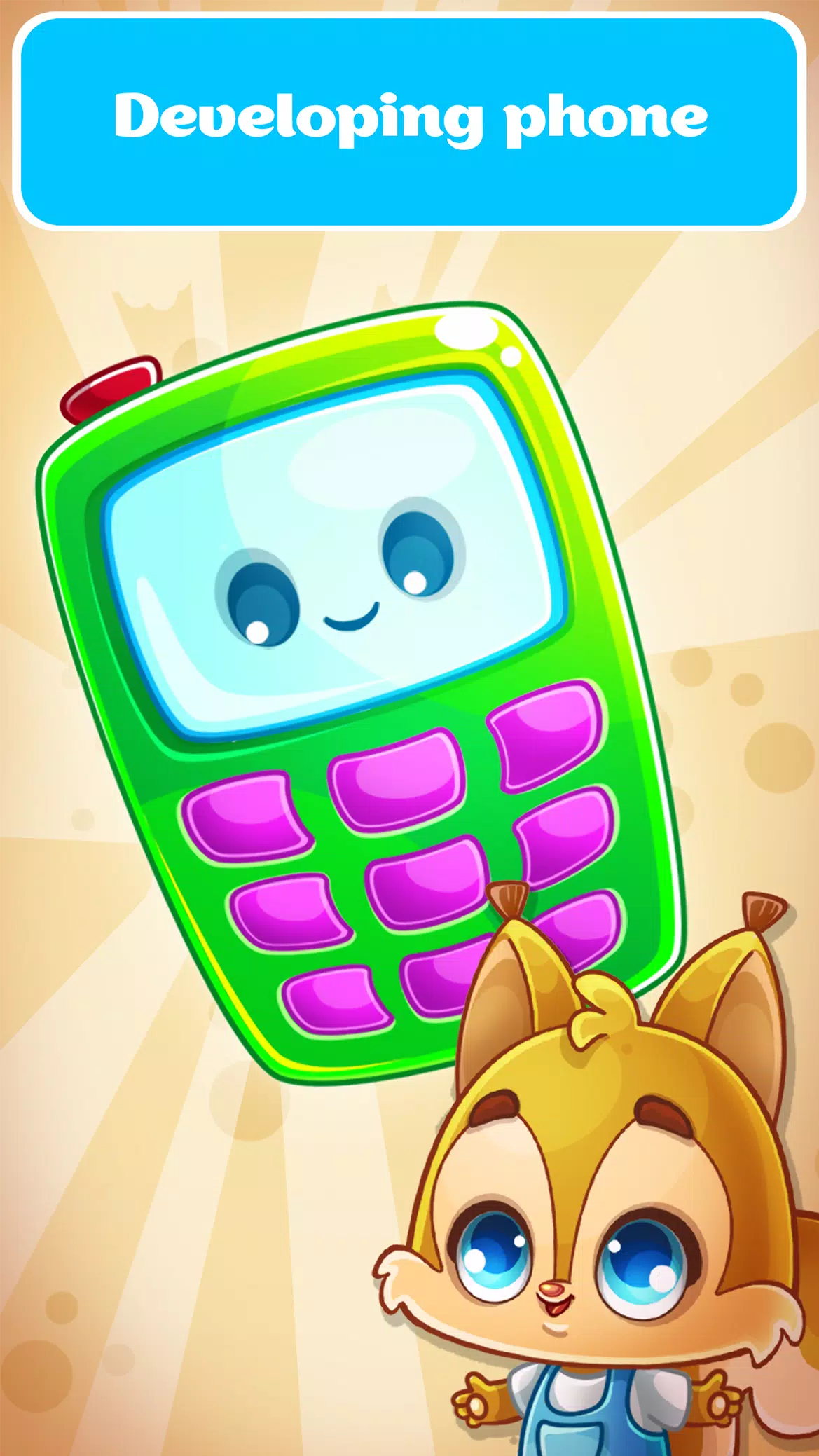 Babyphone game Numbers Animals Screenshot 1