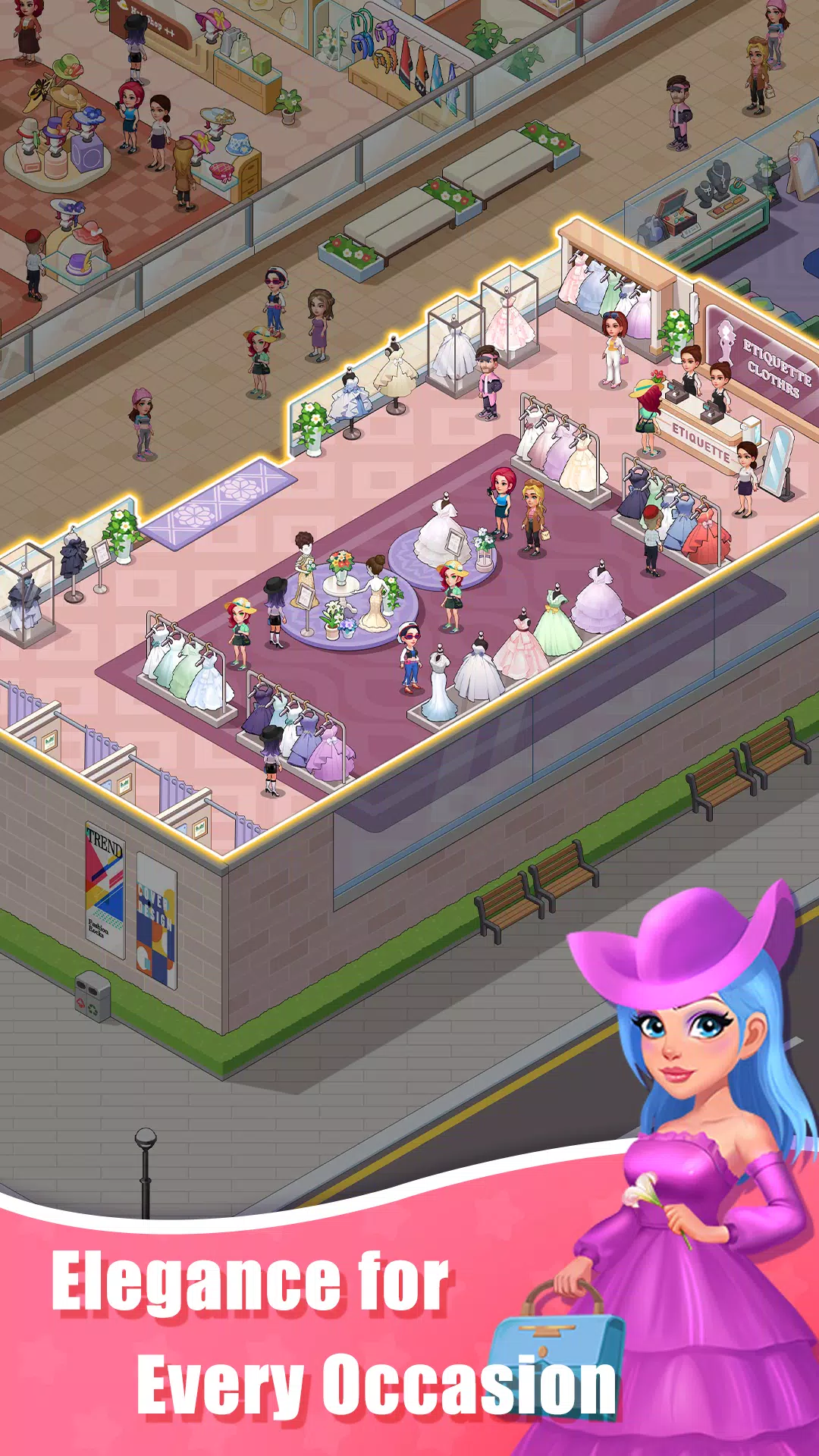 Idle Shopping Mall - Tycoon Capture d’écran 4