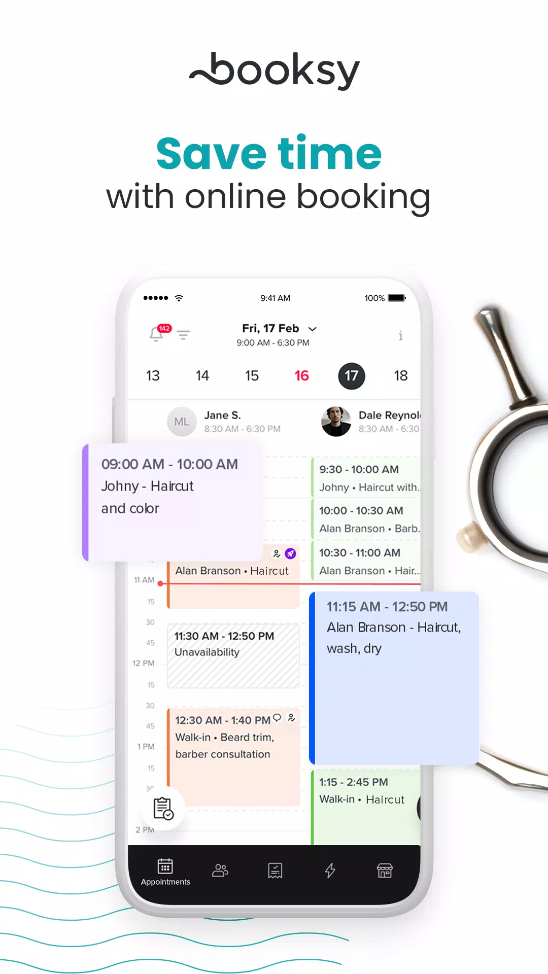 Booksy Biz: para negocios Captura de pantalla 1