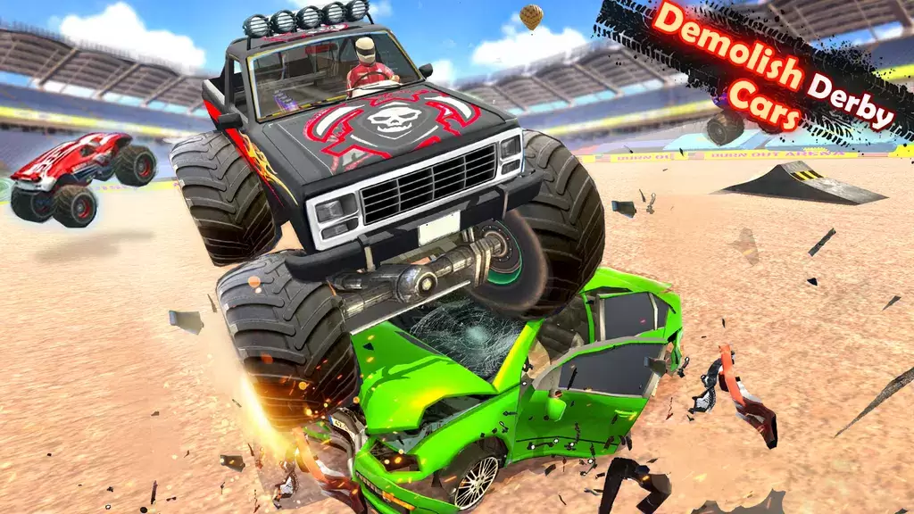 Demolition Derby Truck Stunts スクリーンショット 3