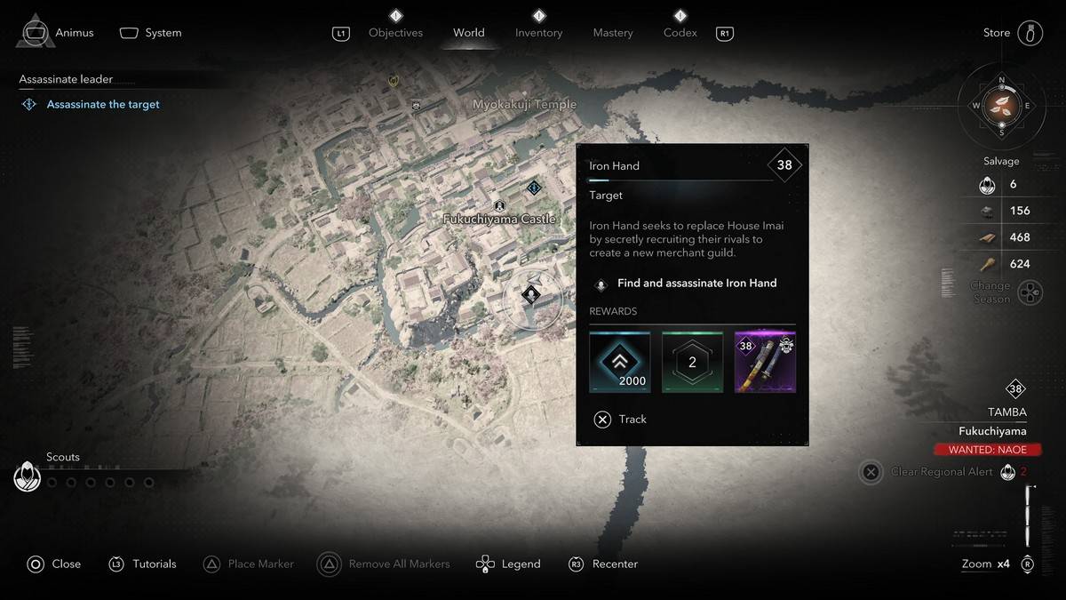 Todos los miembros del gremio de hierro en Assassin's Creed Shadows Iron Hand