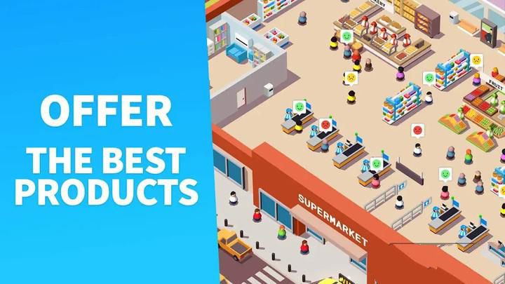 Idle Supermarket Tycoon Tiny Shop Game Screenshot 2