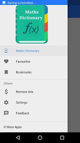 Maths Dictionary 스크린샷 1