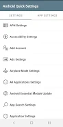 Android Quick Settings Captura de pantalla 1