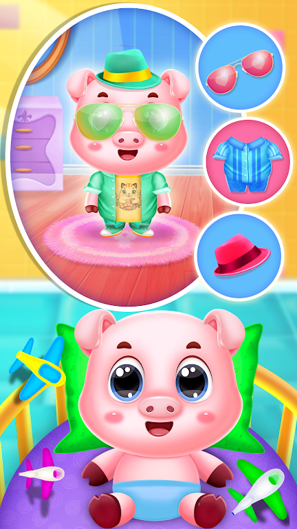 Pinky pig mom newborn 스크린샷 4