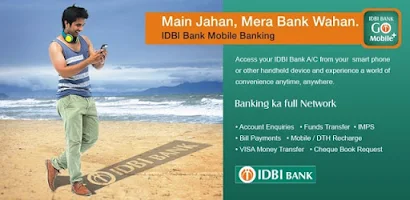 IDBI Bank GO Mobile+ スクリーンショット 1