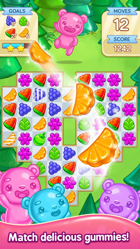 Gummy Gush: Match 3 Puzzle स्क्रीनशॉट 2