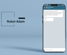 Talk to the talking robot Adam Скриншот 1