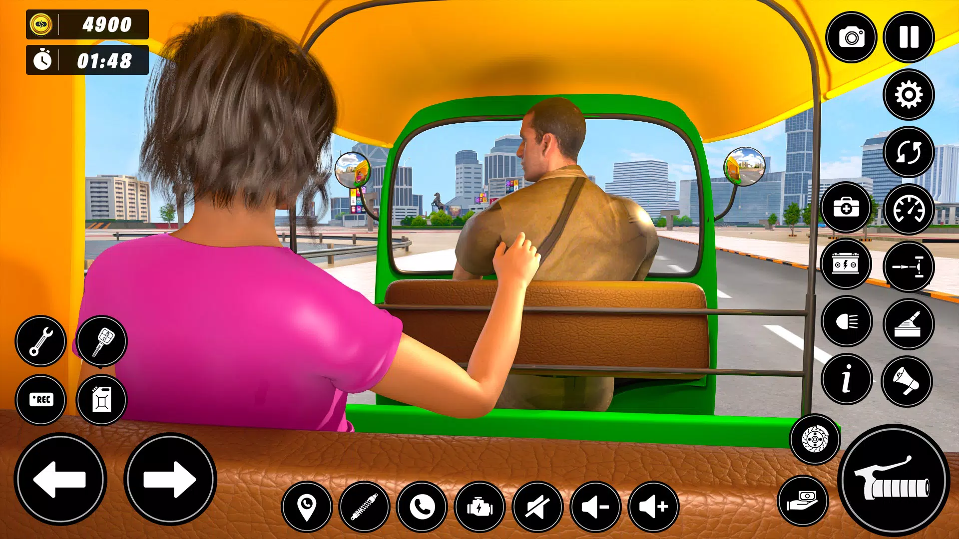 Auto Tuk Tuk Rickshaw Game Screenshot 4