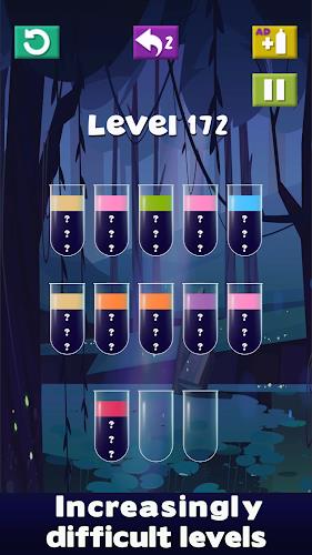 Color Water Sort - Puzzle Game 스크린샷 2