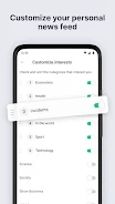 fresh - Daily news break app Скриншот 2