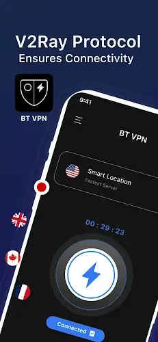 BT VPN : V2ray Fast Safe VPN 스크린샷 1