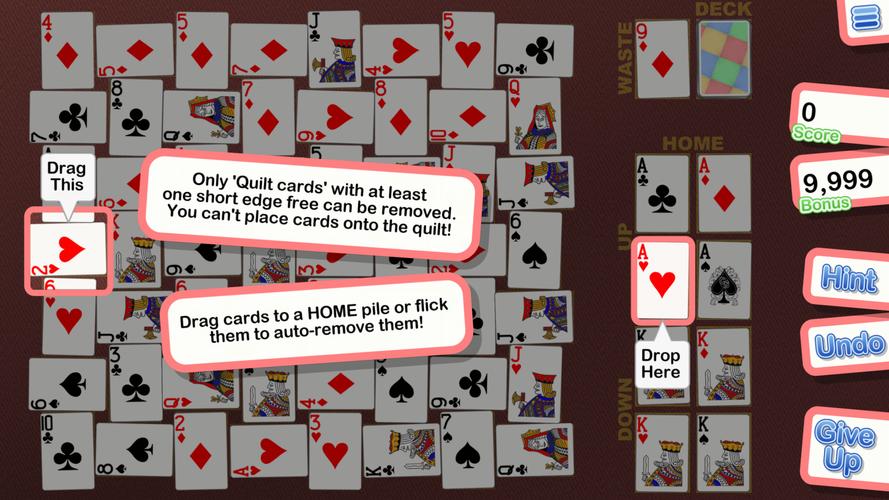 Crystal Crazy Quilt Solitaire Capture d’écran 3