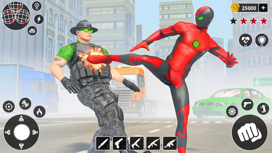 Rope Spider Hero: Spider Games應用截圖第3張