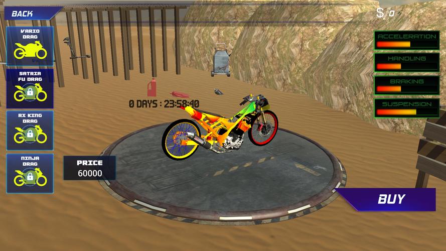 Indonesian Drag Bike Simulator應用截圖第1張
