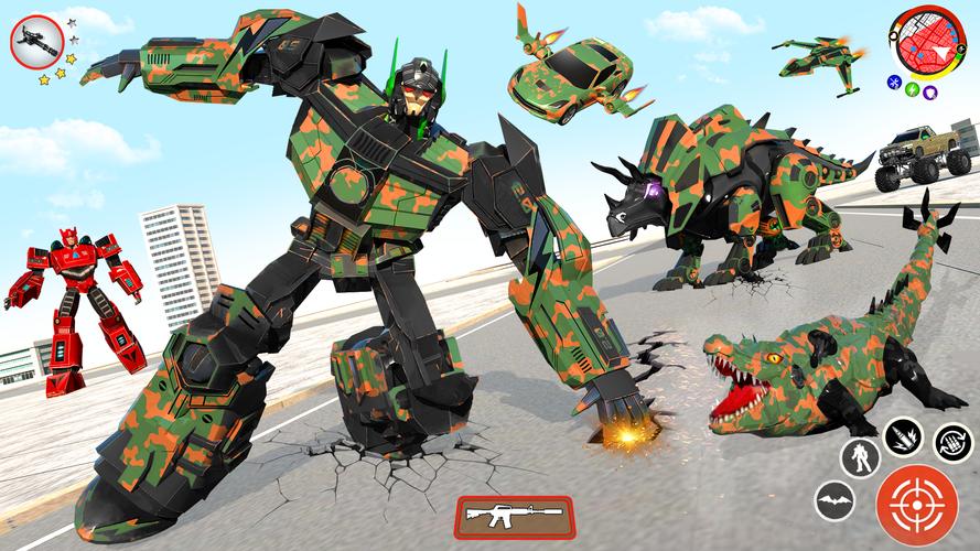 Rhino Robot Car Transformation スクリーンショット 1