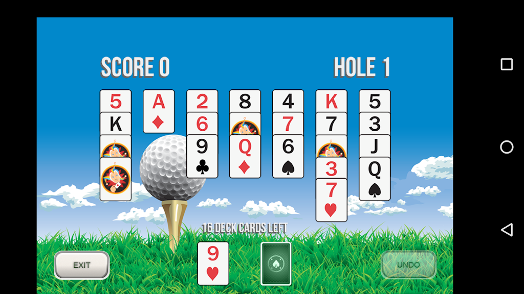 Golf Solitaire 18應用截圖第1張