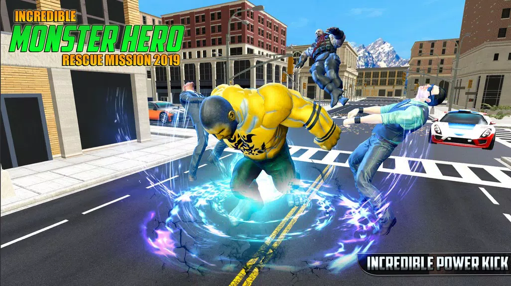 Incredible Monster Superhero Crime City 2018 Captura de pantalla 1