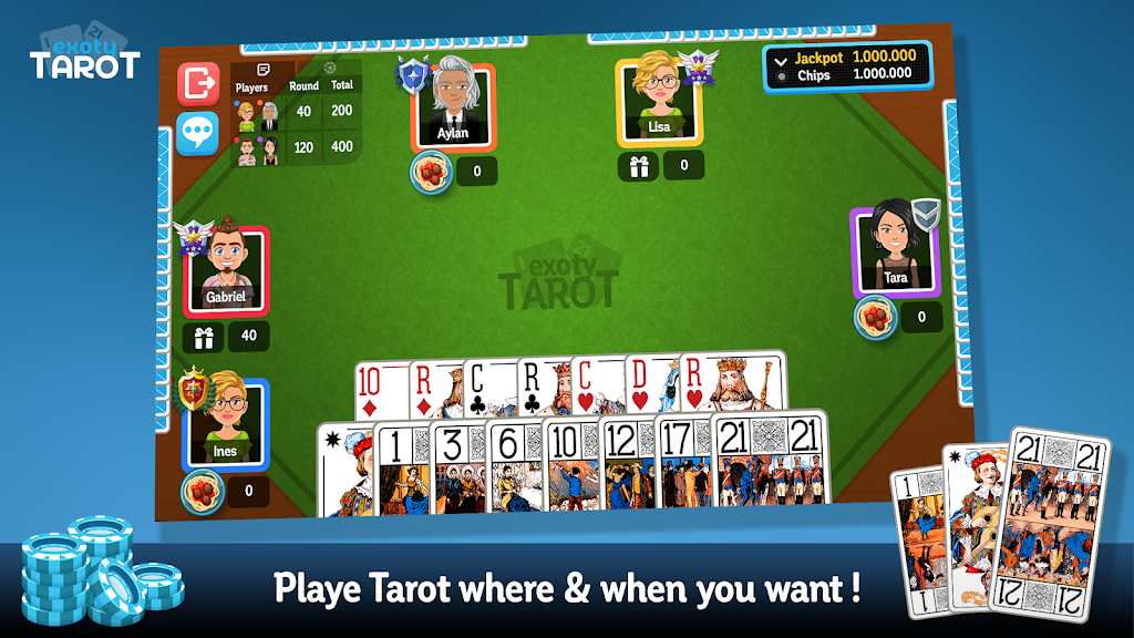 Multiplayer Tarot Game スクリーンショット 1