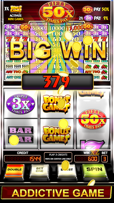 Triple Fifty Times Pay - Free Vegas Style Slots應用截圖第4張