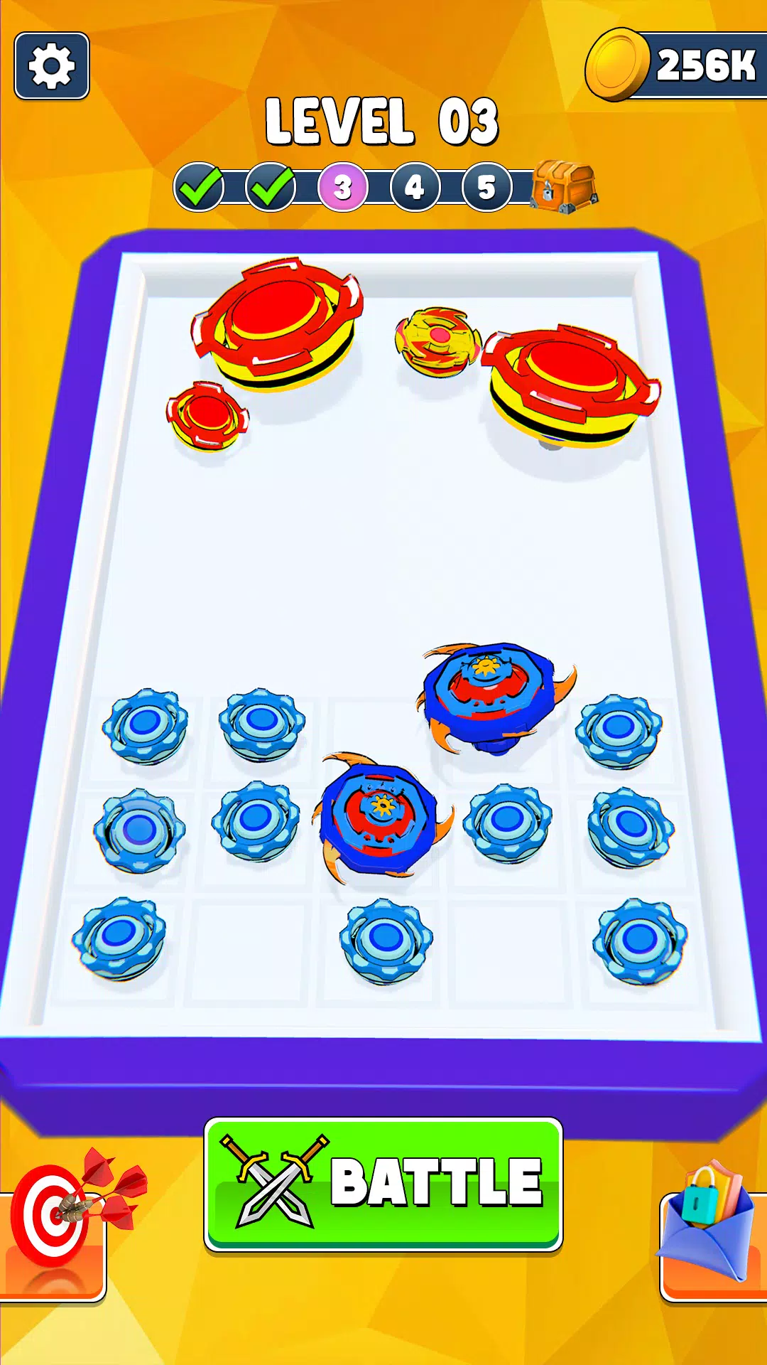 Merge & Battle Spinner Game स्क्रीनशॉट 1