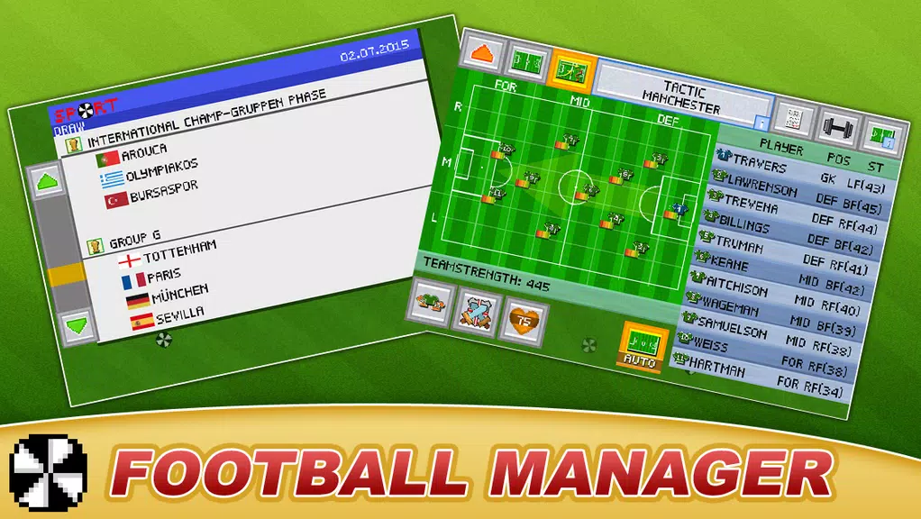 Soccer Pocket Manager Captura de pantalla 1