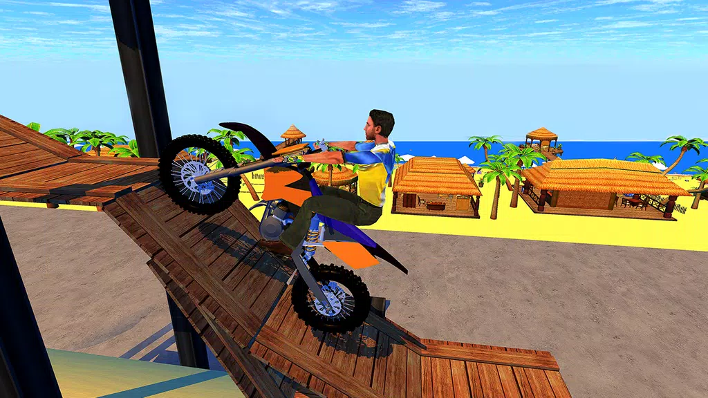 Racing Bike Stunts & Ramp Riding Captura de pantalla 3