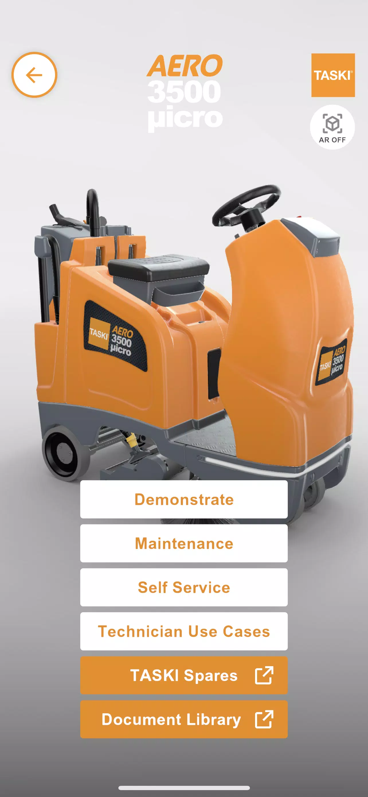 TASKI AR Screenshot 2