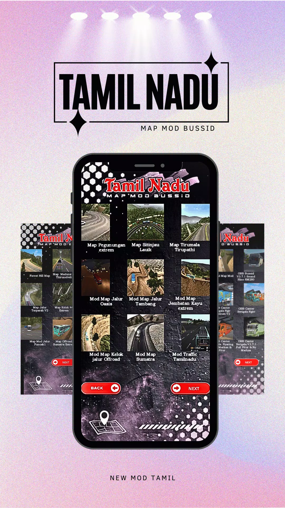 Tamil nadu map mod bussid应用截图第3张