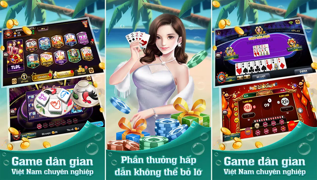 4Play - Tiến Lên Miền Nam Online Screenshot 1