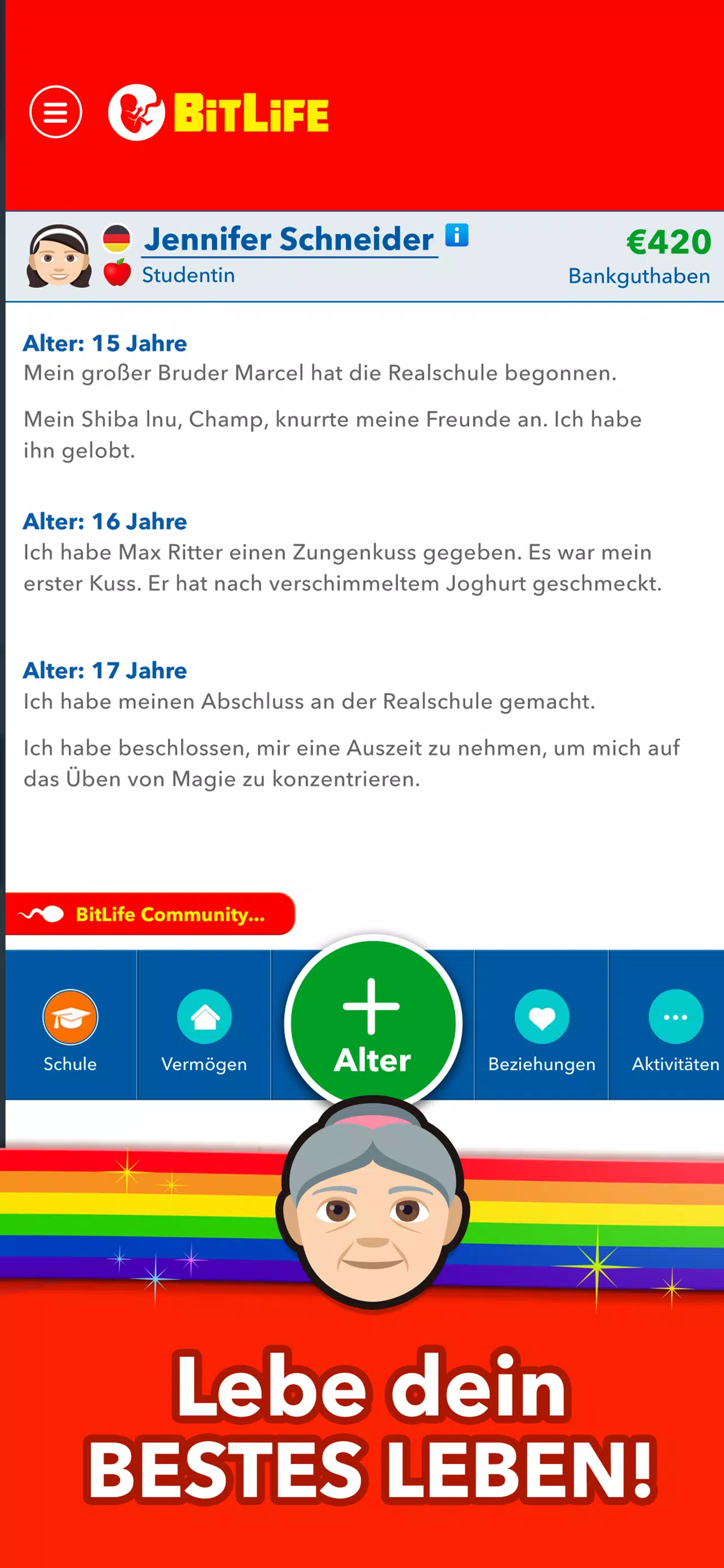 BitLife DE - Lebenssimulation 스크린샷 4
