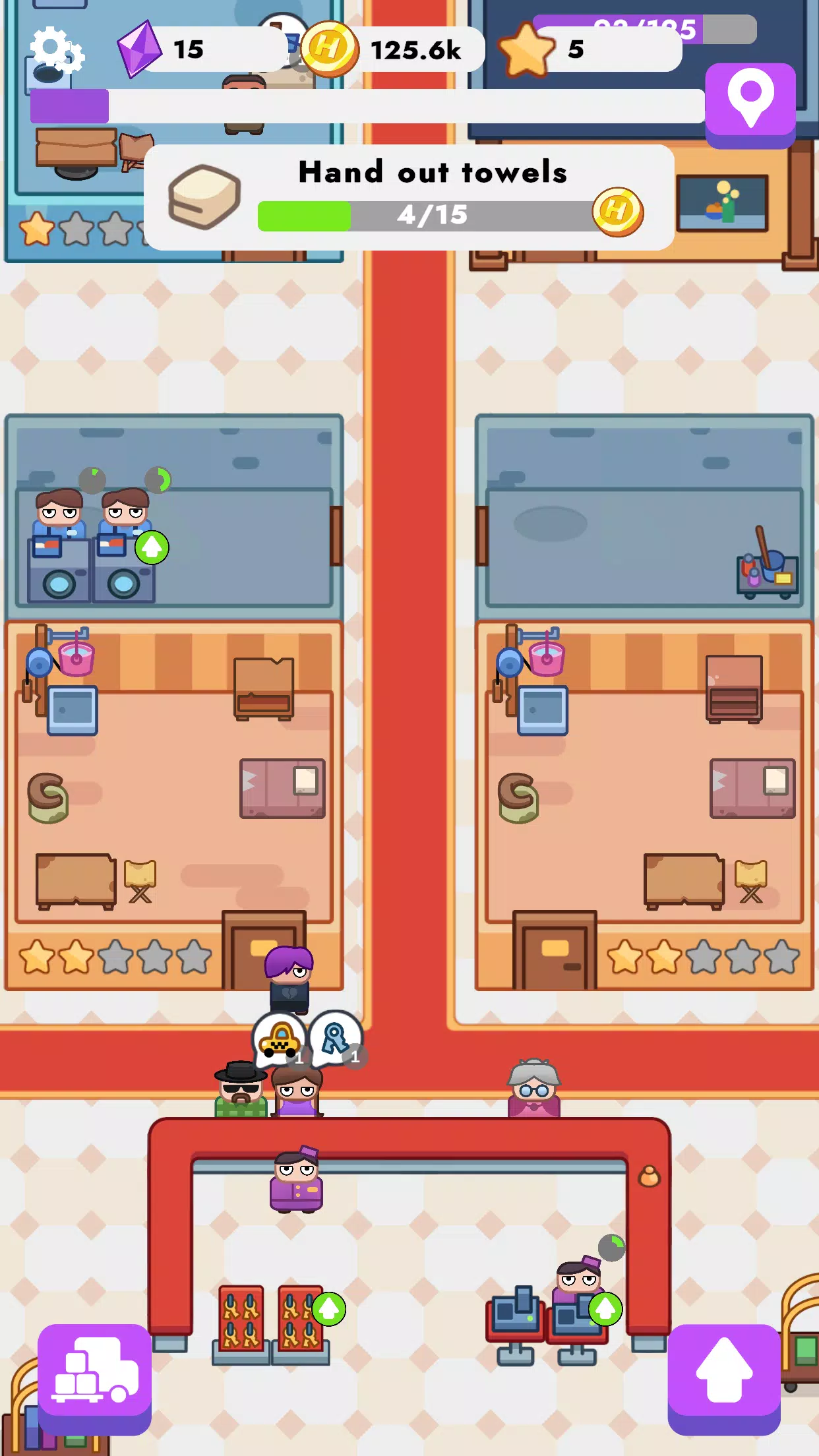 Royal Hotel: idle game應用截圖第4張