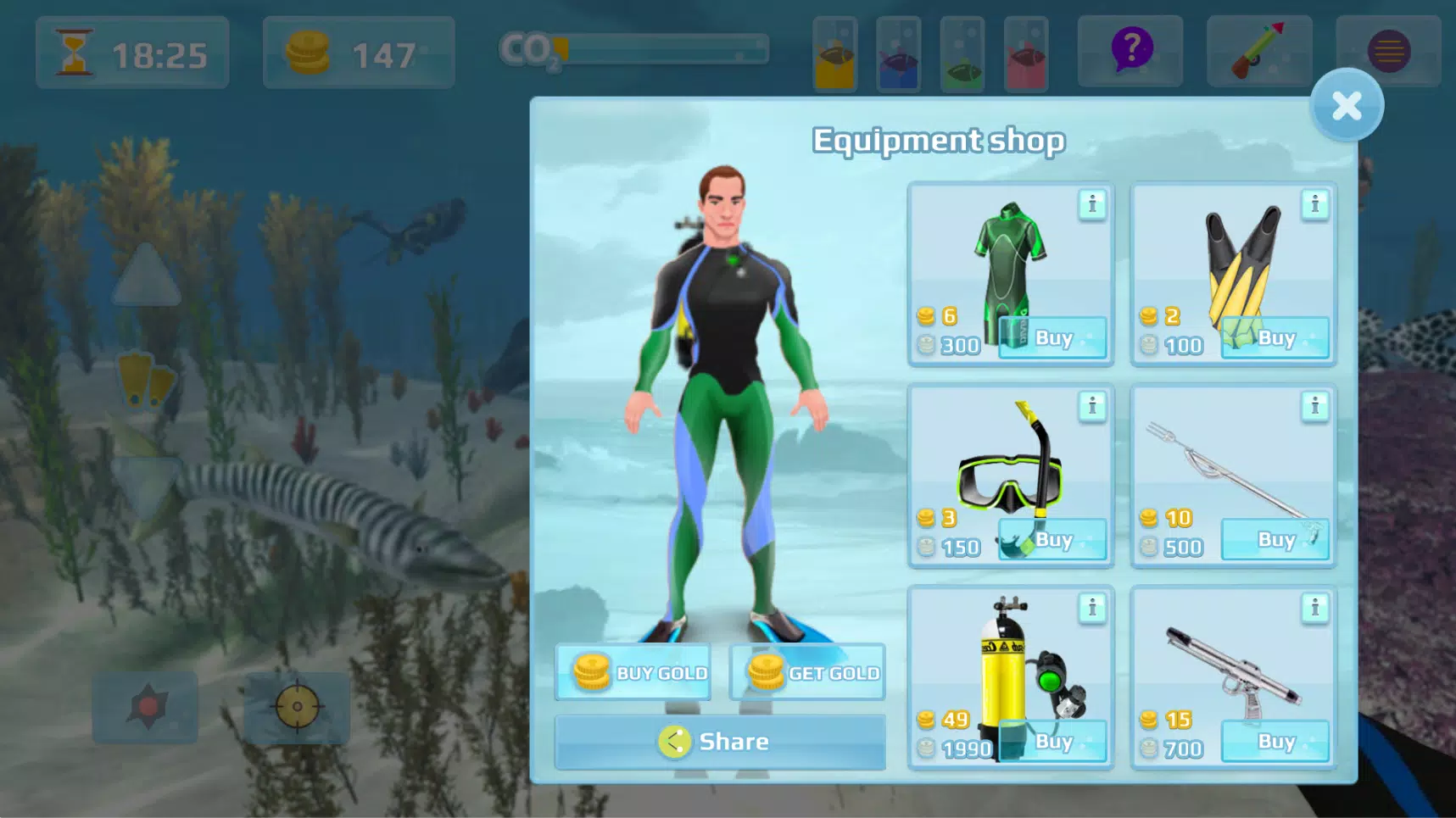 Hunter underwater spearfishing應用截圖第3張
