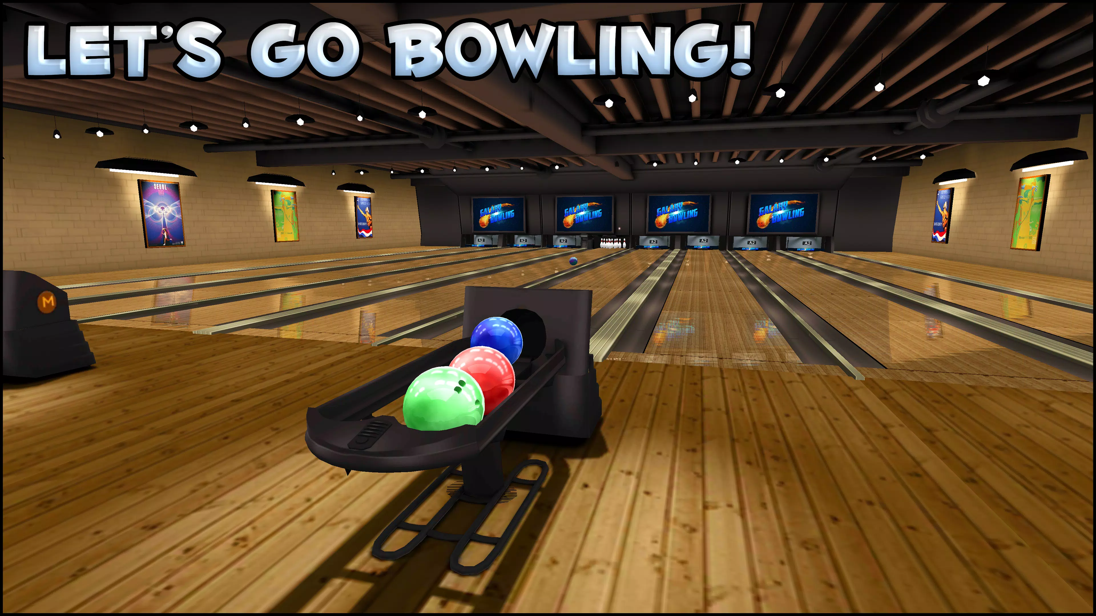 Galaxy Bowling 3D Screenshot 1