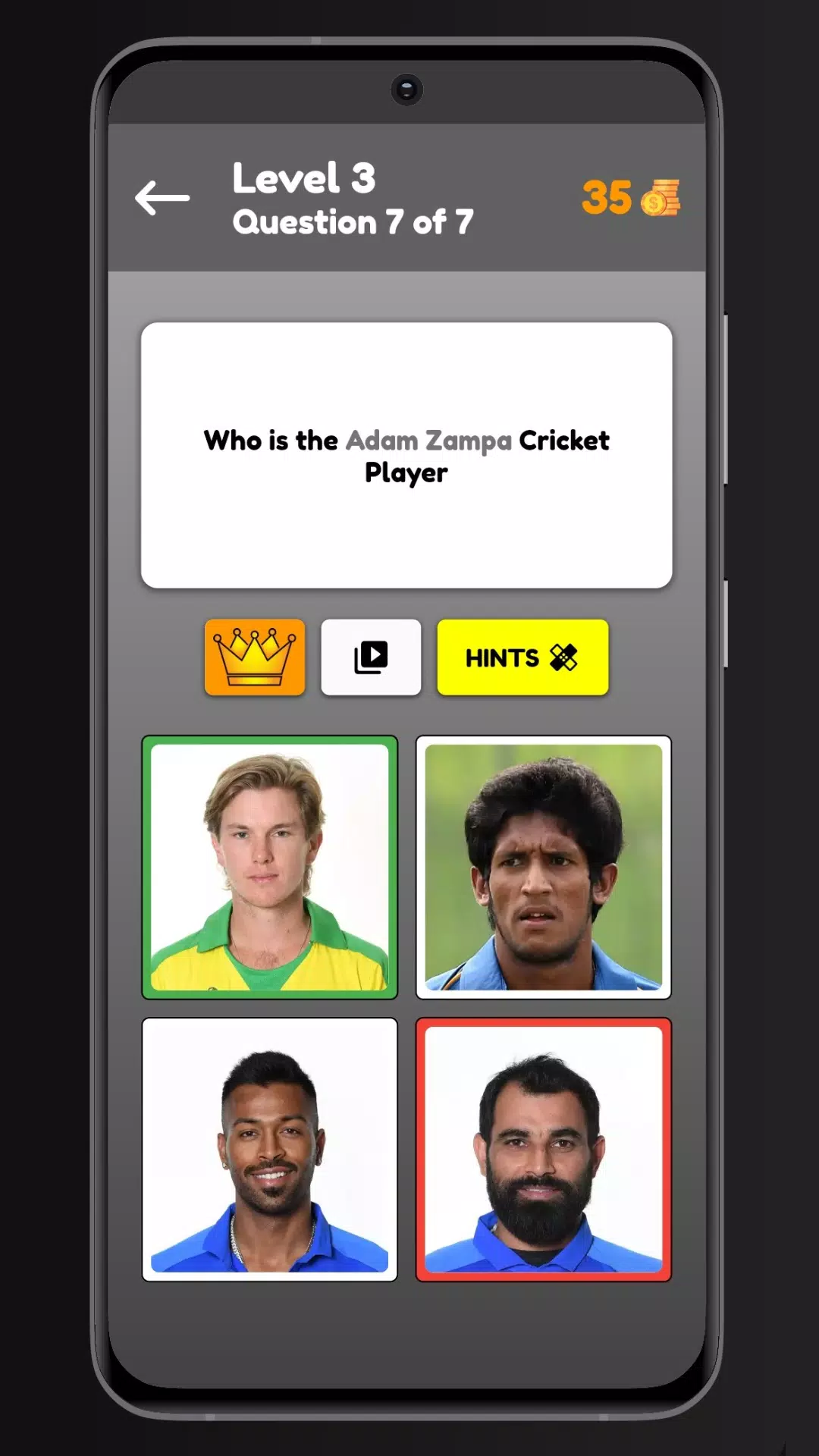 Cricket Quiz應用截圖第2張
