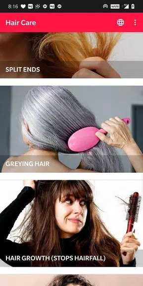 Hair Care - Dandruff, Hair Fal 스크린샷 2