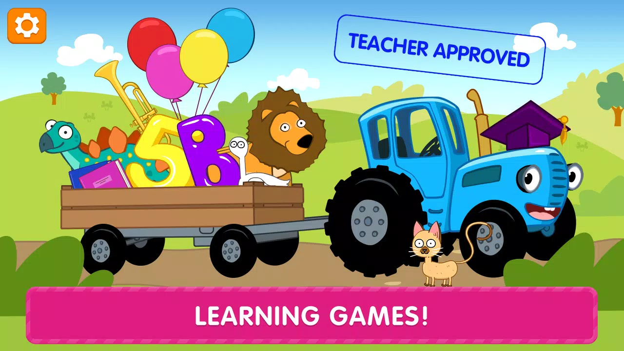 The Blue Tractor: Toddler Game應用截圖第1張